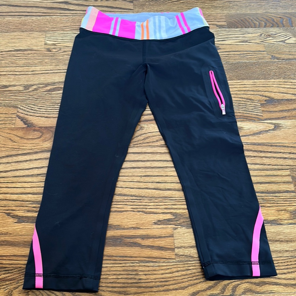 cropped lululemon leggings size 4